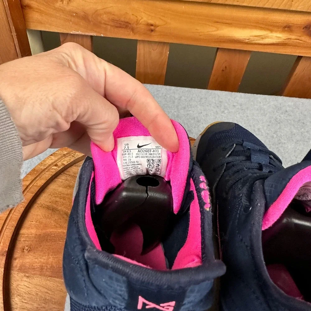 Nike PG 3 Obsidian Pink Blast Paul George Basketball Shoes AO2607-401 Mens 7.5
